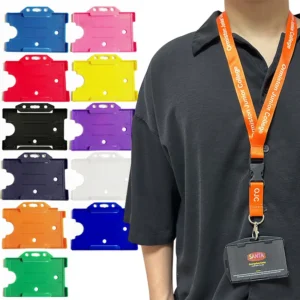 Customizable Id Card Badge Holder Lanyard
