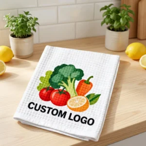 Logo Waffle Kitchen Towels
