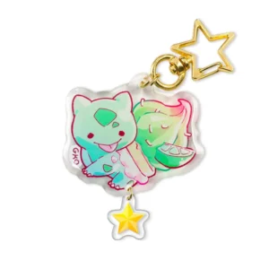 Epoxy Holographic Acrylic Keychain