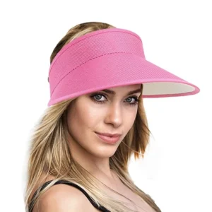 Unisex Wide Brim Uv Protection Visor Hat