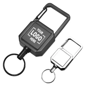 Heavy Duty Retractable Carabiner Keychain