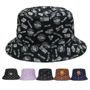 Embroidered Nylon Bucket Hat