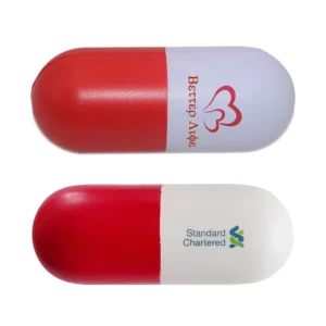 Logo Pu Foam Stress Capsule Toy