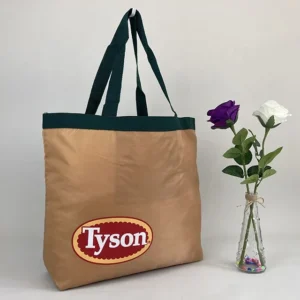 Customizable Polyester Tote Bag with Zipper