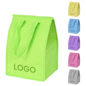 Insulated Zipper Lunch Tote Bag