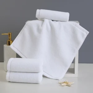 Organic Cotton Embroidered Hotel Towel