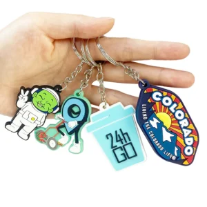 Eco-friendly Cartoon Pvc Keychains