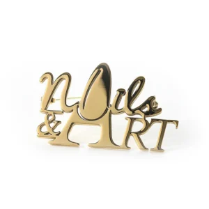 Name Gold Plated Brooch Pins
