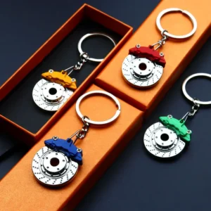 Zinc Alloy Brake Disc Keychain
