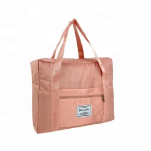 Vintage Leather-look Weekender Duffle Bag