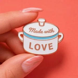 Customizable Metal Enamel Kitchen Pins