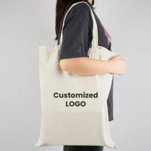 Customizable Reusable Canvas Shopping Bag