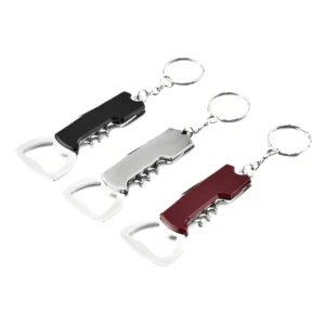 Multifunctional Wine Bottle Opener Keychain