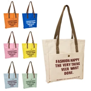 Organic Cotton Canvas Tote Bags