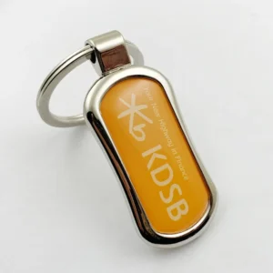 Logo Zinc Alloy Keychain