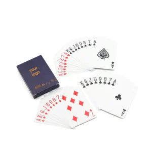 Customizable Black Pvc Playing Cards Deck