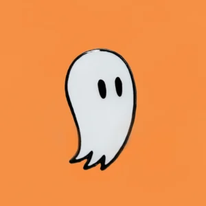 Luminous Ghost Enamel Lapel Pin