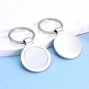 Customizable Metal Keychain Blanks