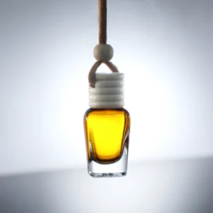 Glass Car Air Freshener Bottles with Wooden Lid
