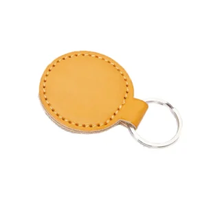 Round Metal Keychain Holder
