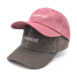 Vintage Washed Embroidered Baseball Cap
