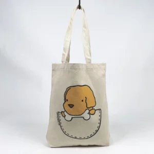 Printed Canvas Tote Bag