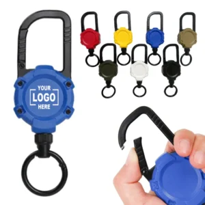 Durable Retractable Badge Reel Keychain