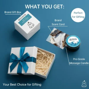 Sea Salt Driftwood Soy Wax Massage Candle