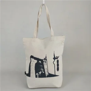 Customizable Canvas Tote Bags with Chain Handle