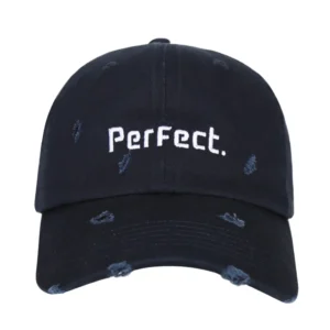 Embroidered Distressed Baseball Cap