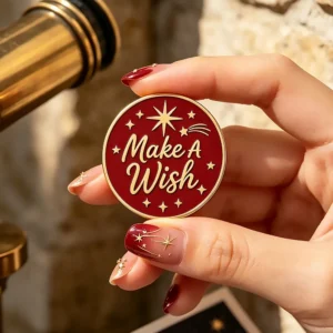 Gold-plated Metal Lapel Pin