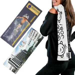 Printed Microfiber Hand Towels