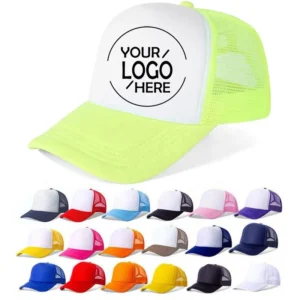 Fluorescent Green Mesh Trucker Hat