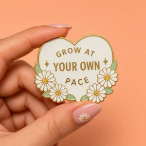 Metal Affirmation Lapel Pin