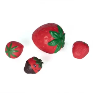 Customizable Strawberry Stress Ball Toy
