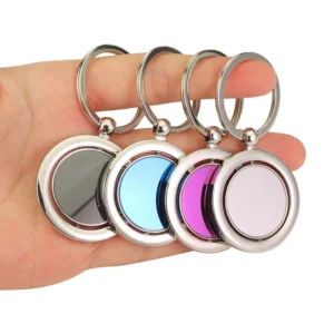 Customizable Metal Keychain with Enamel Finish