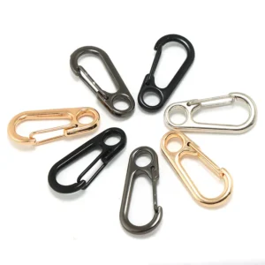 Rose Gold Mini Carabiner Keychain