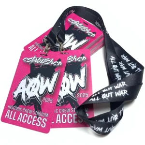 Vip Badge Card with Lanyard