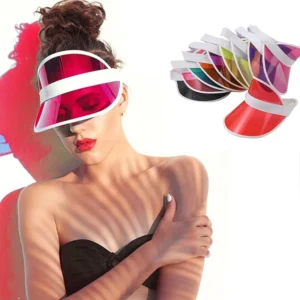 Unisex Clear Candy Sun Visor Cap